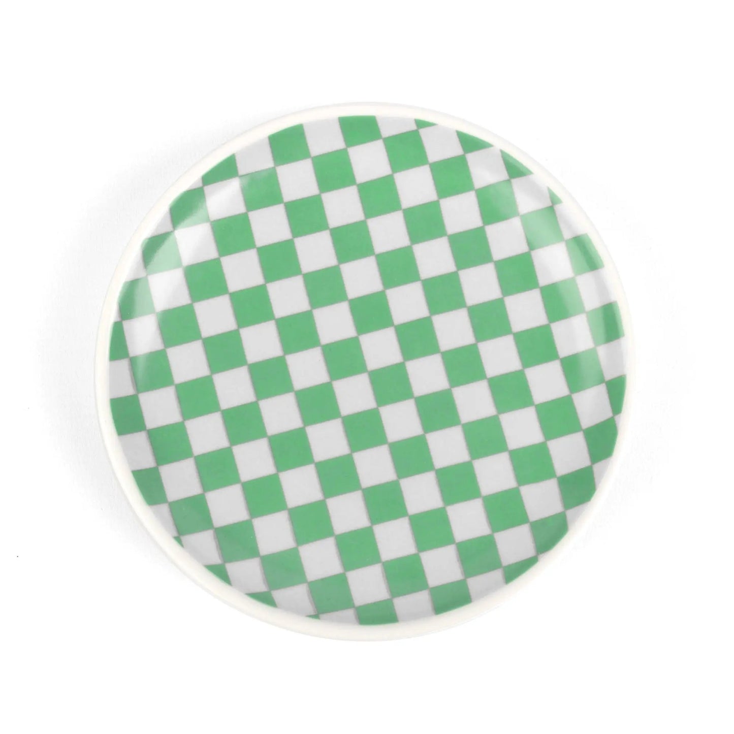 Assiette décorative à damier – Helio Ferretti Helio Ferretti Assiette L'Artelier Déco