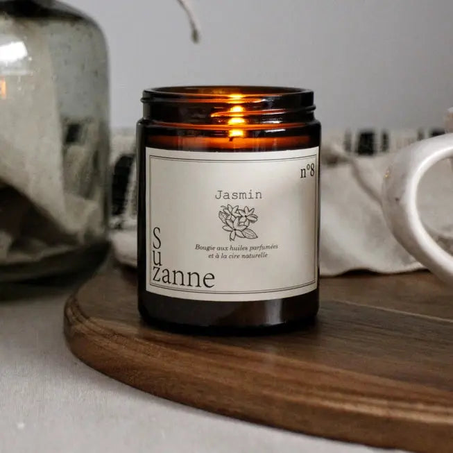 bougie naturelle parfumée  la cire végétale de soja sans OGM