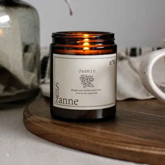 bougie naturelle parfumée  la cire végétale de soja sans OGM