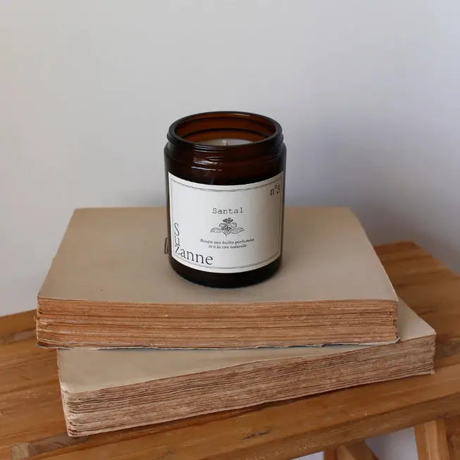 bougie naturelle parfumée la cire végétale de soja sans OGM