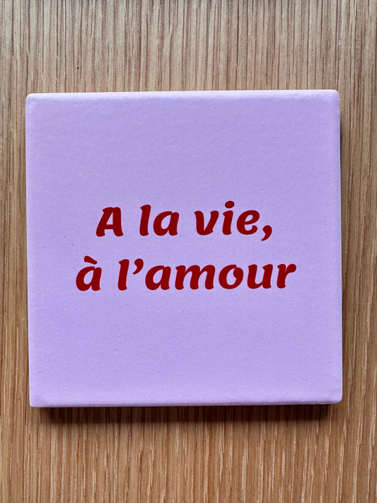 Dessous de Verre Personnalisé Céramique 10x10 – Déco Murale Amovible – Idée Cadeau Originale L'Artelier Déco L'Artelier Déco