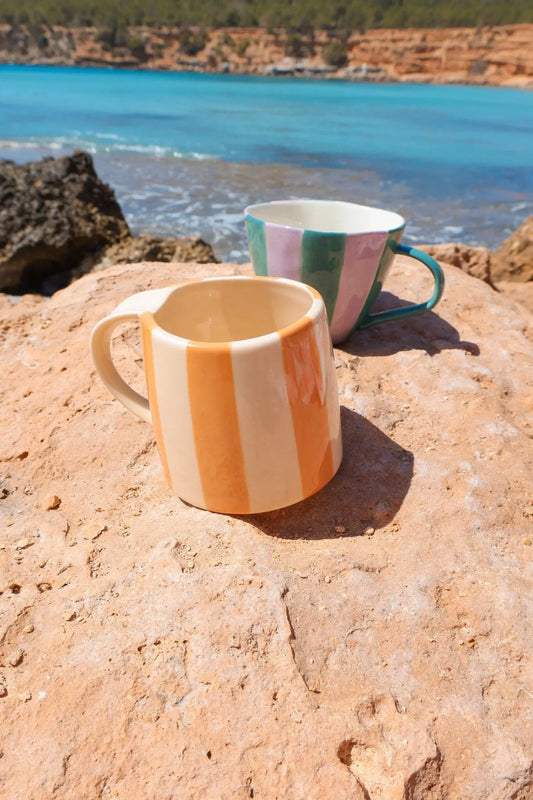 Mug yellow , tasse à café, thé, chocolat chaud