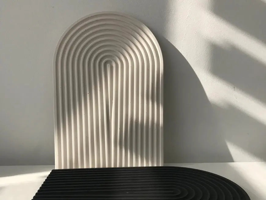 Plateau décoratif arche arc en ciel