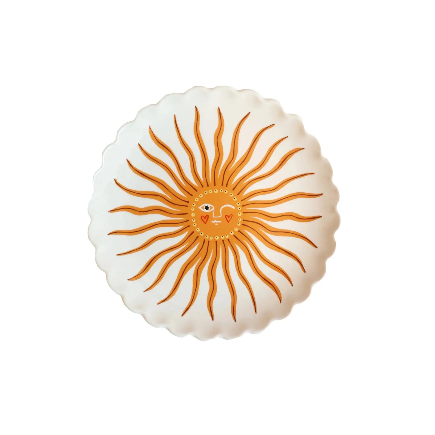 Assiette décorative vide poche sun