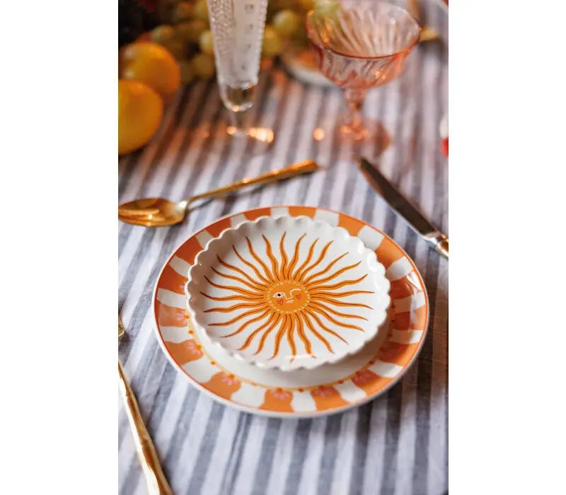 Assiette décorative vide poche sun
