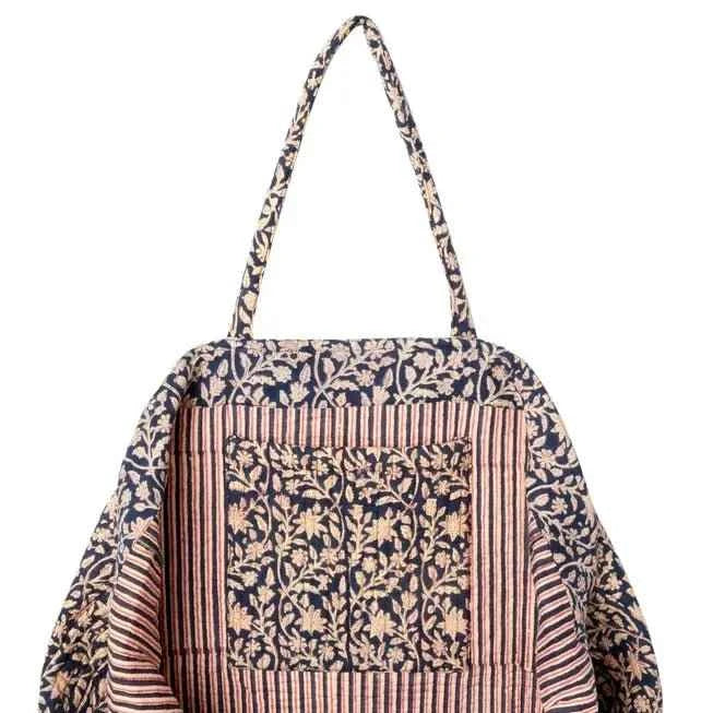 Grand sac shopping matelassé