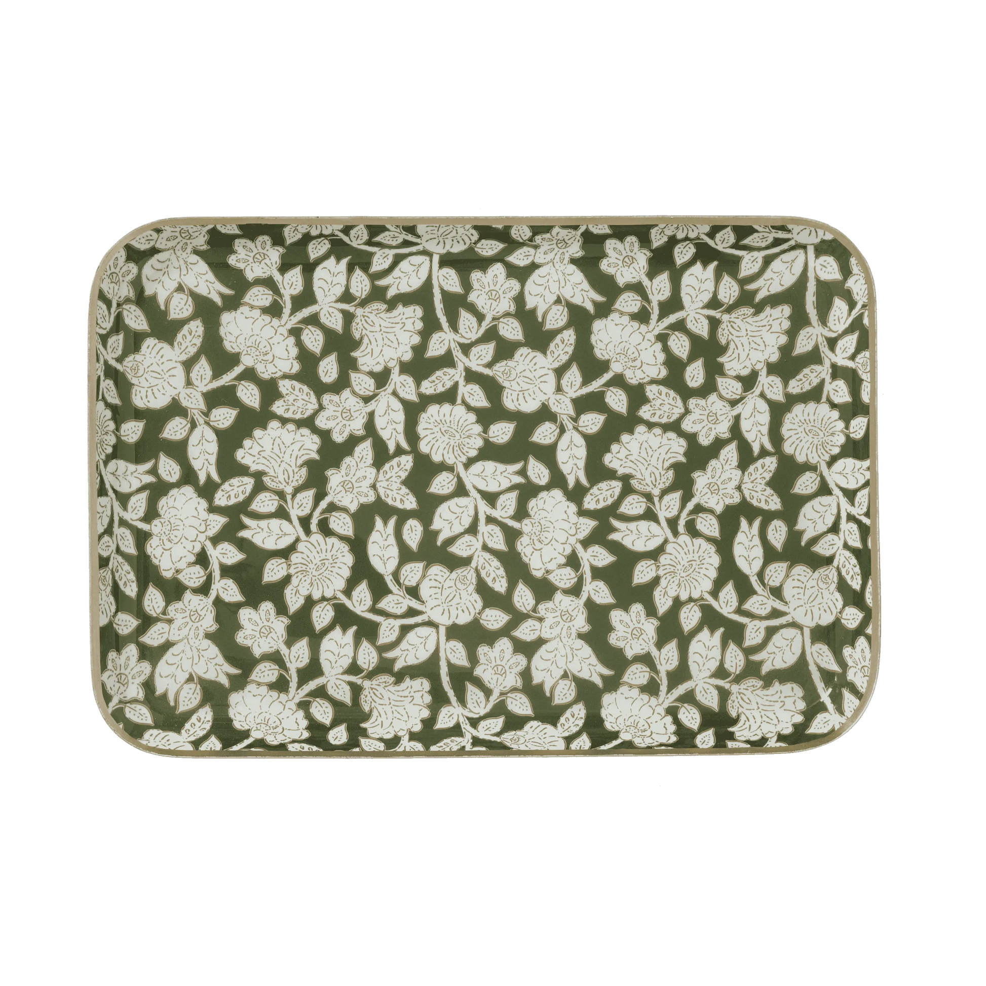 Plateau Apérol en métal émaillé Bonheur du jour