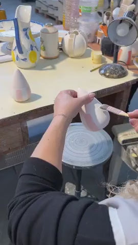 Olla hydratante arrosage autonome petit réservoir d'eau en céramique microporeuse