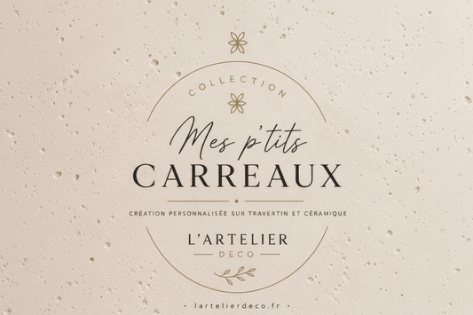 Dessous de verre personnalisé : le cadeau unique à offrir - L'Artelier Déco