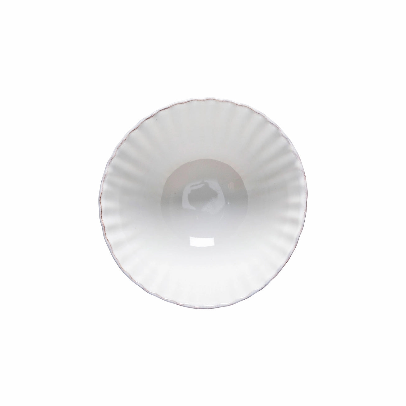 Bol Coquillage blanc avec pied