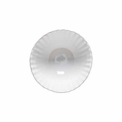 Bol Coquillage blanc avec pied