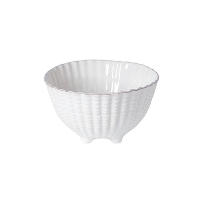 Bol Coquillage blanc avec pied