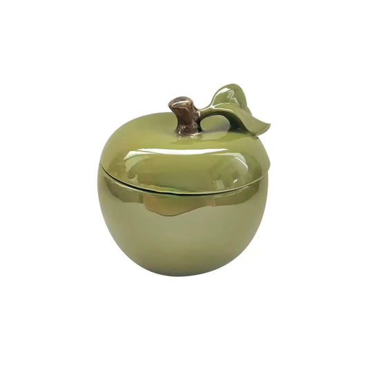 Boîte pomme en faience - Opjet Paris Opjet Paris  19.90 L'Artelier Déco Kaki