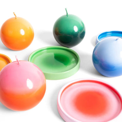 Bougie dégradée – Ambiance chaleureuse et dynamique - Helio Ferretti L'Artelier Déco   L'Artelier Déco