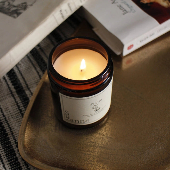 bougie naturelle parfumée  la cire végétale de soja sans OGM
