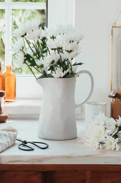 Carafe, pichet à eau en grès 