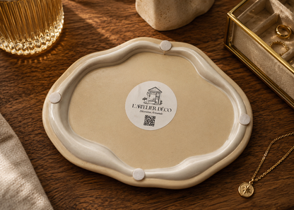 Annonce Grossesse Naissance – Vide-poche personnalisé - Assiette Décorative en céramique | L'Artelier Déco