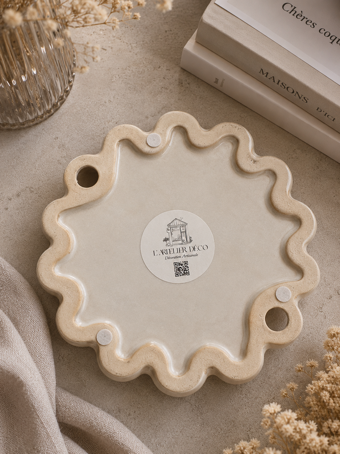 Vide-poche range bijoux en céramique personnalisé – Annonce naissance & cadeau unique | L'Artelier Déco
