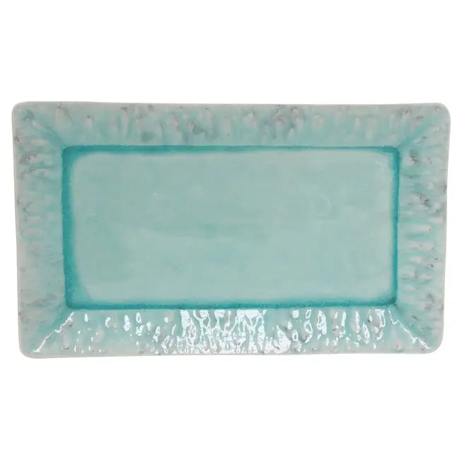 Plat rectangulaire en grès art de la table