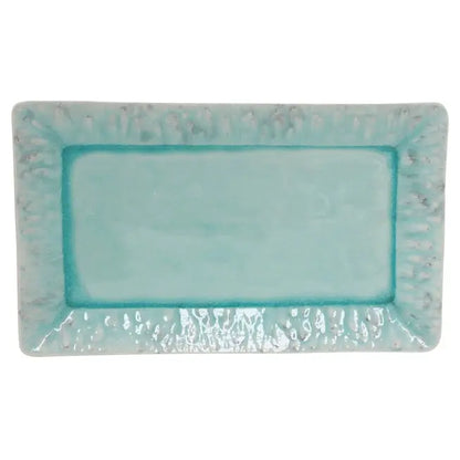Plat rectangulaire en grès art de la table
