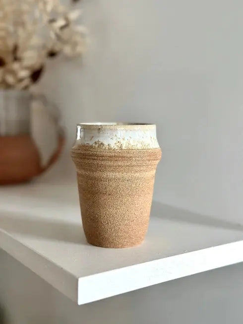 Tasse  thé ou à café en grès fait main