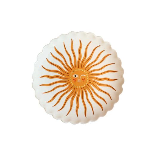 Assiette décorative vide poche sun
