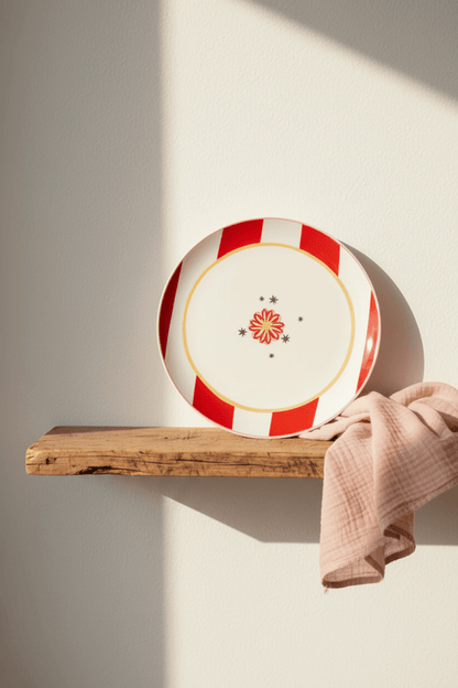 Assiette Flower en céramique - Assiette | L'Artelier Déco