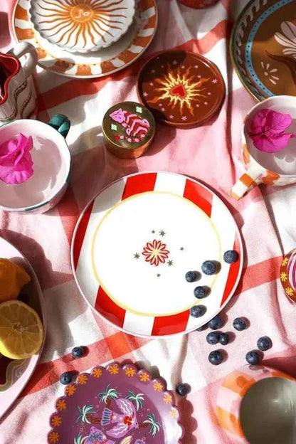 Assiette Flower en céramique