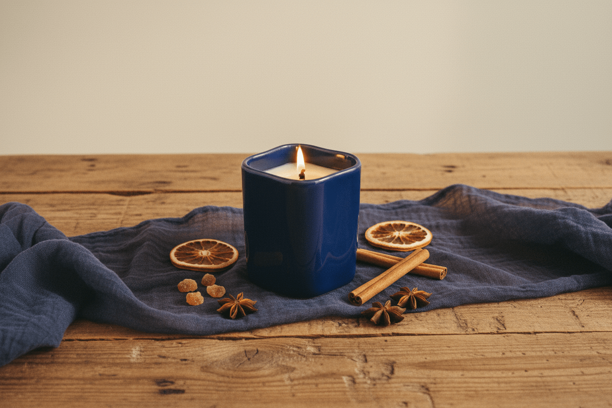 Bougie artisanale parfumée Ambre - Bougie | L'Artelier Déco
