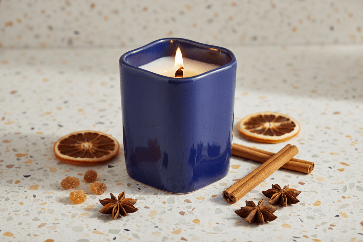 Bougie artisanale parfumée Ambre - Bougie | L'Artelier Déco