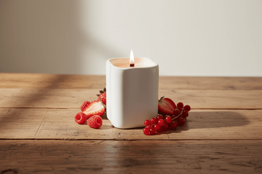 Bougie artisanale parfumée Fruits Rouges - Bougie | L'Artelier Déco