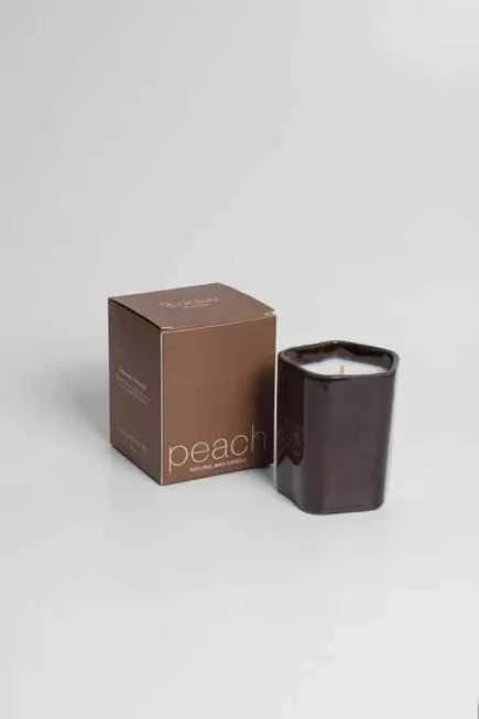 Bougie artisanale parfumée Pêche