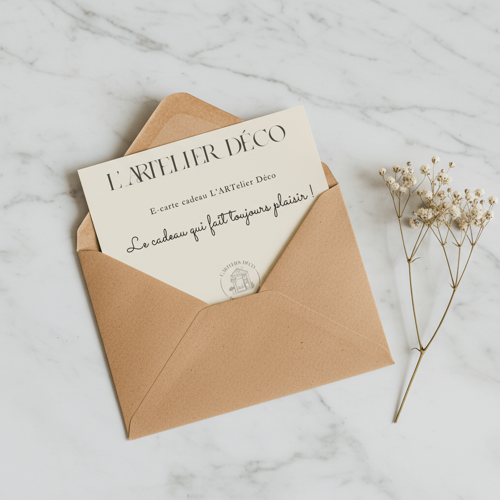 E - Carte Cadeau L’ARTelier Déco - | L'Artelier Déco