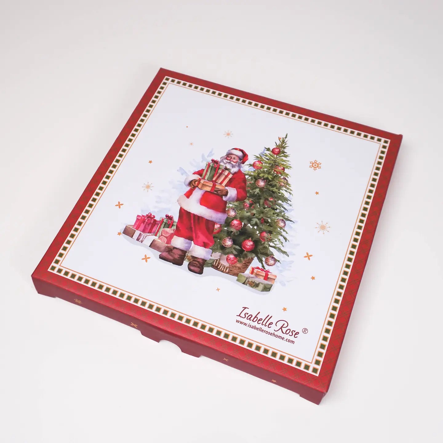 Assiette Dessert Porcelaine Happy Santa 19,5 cm – Isabelle Rose