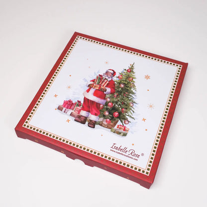 Assiette Dessert Porcelaine Happy Santa 19,5 cm – Isabelle Rose