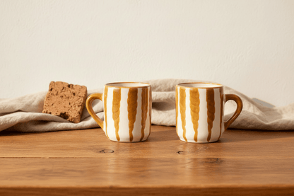 Ensemble de deux tasses en céramique - Tasse | L'Artelier Déco