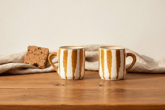 Ensemble de deux tasses en céramique - Tasse | L'Artelier Déco