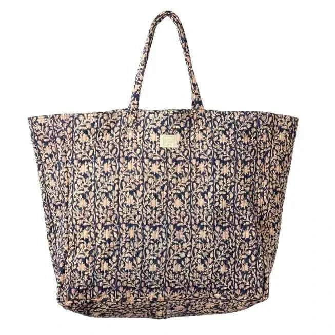 Grand sac shopping matelassé