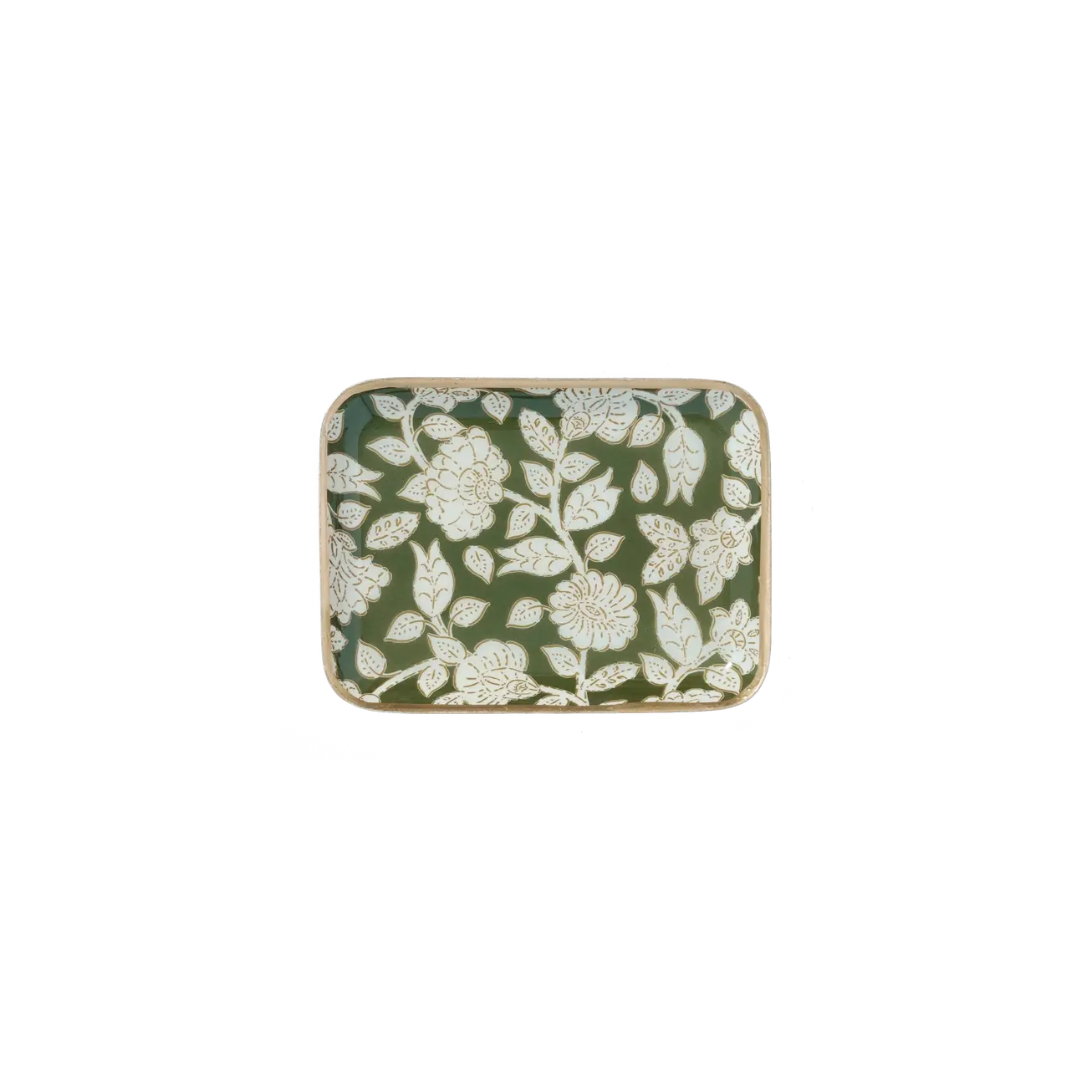 Plateau en métal émaillé Tiny Bonheur du jour