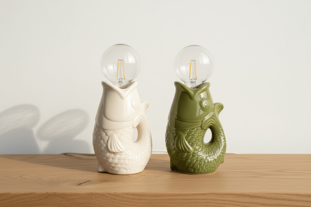 Lampe LED poisson sans fil - Lampes | L'Artelier Déco