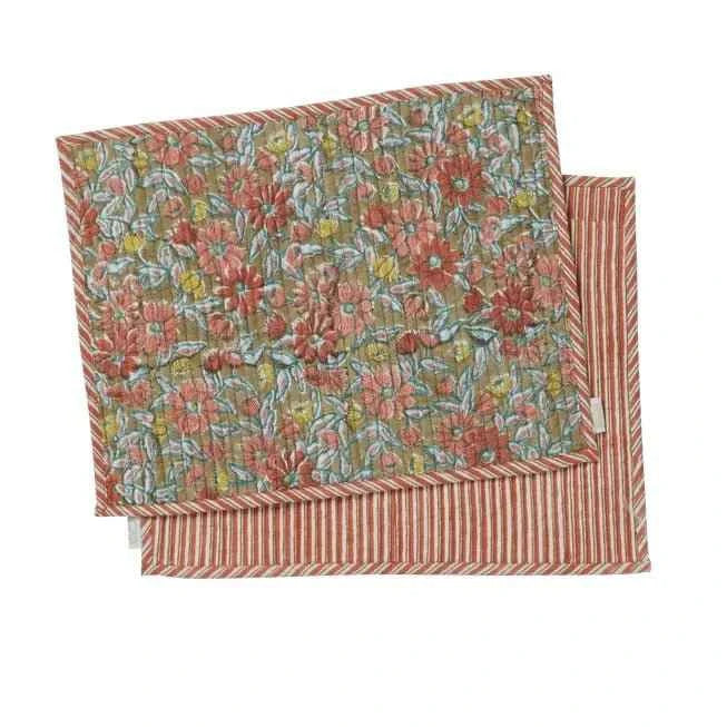 Lot de 2 sets de table en coton