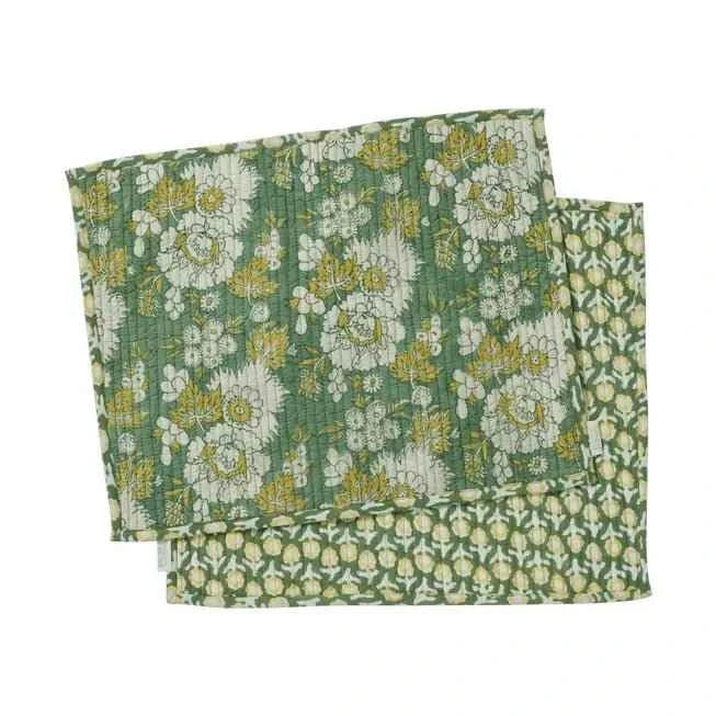 Lot de 2 sets de table en coton