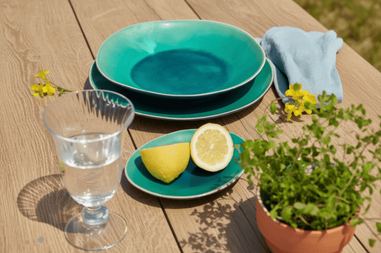Petite assiette en grès Riviera - Assiette | L'Artelier Déco