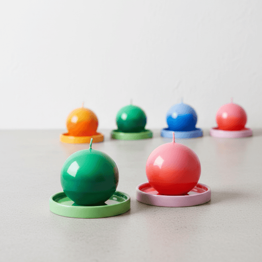 Petite bougie colorée - | L'Artelier Déco