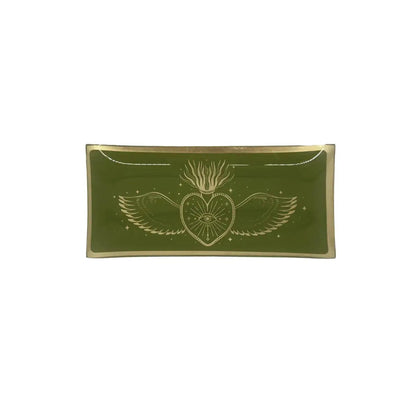Plateau rectangulaire Ex - voto en verre - Plateau | L'Artelier Déco