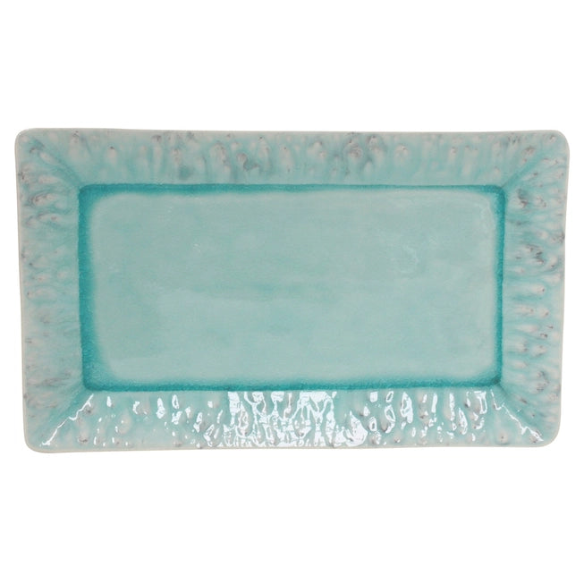 Plat rectangulaire en grès art de la table