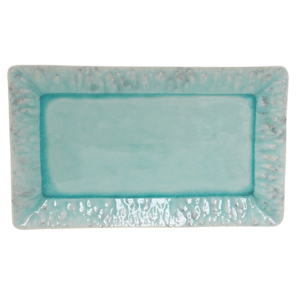 Plat rectangulaire en grès art de la table