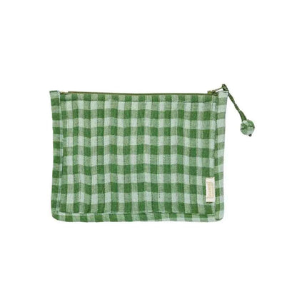 Pochette matelassée imprimé block print