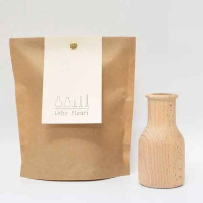 Soliflore artisanal en bois de hêtre