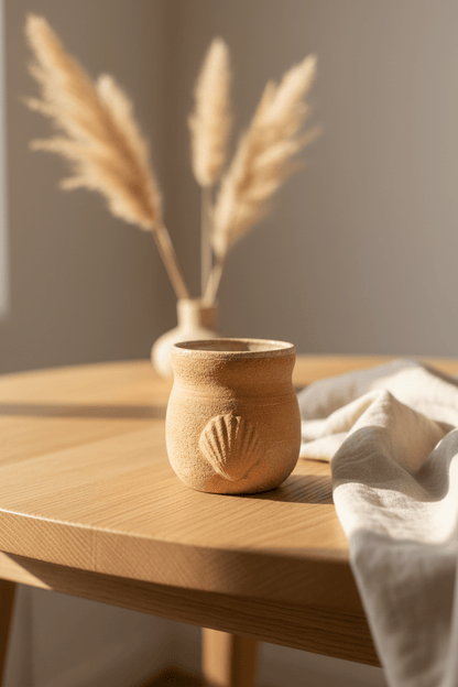 Tasse artisanale Coquillage – Laetitia Fauchere, élégante et unique - Tasse | L'Artelier Déco